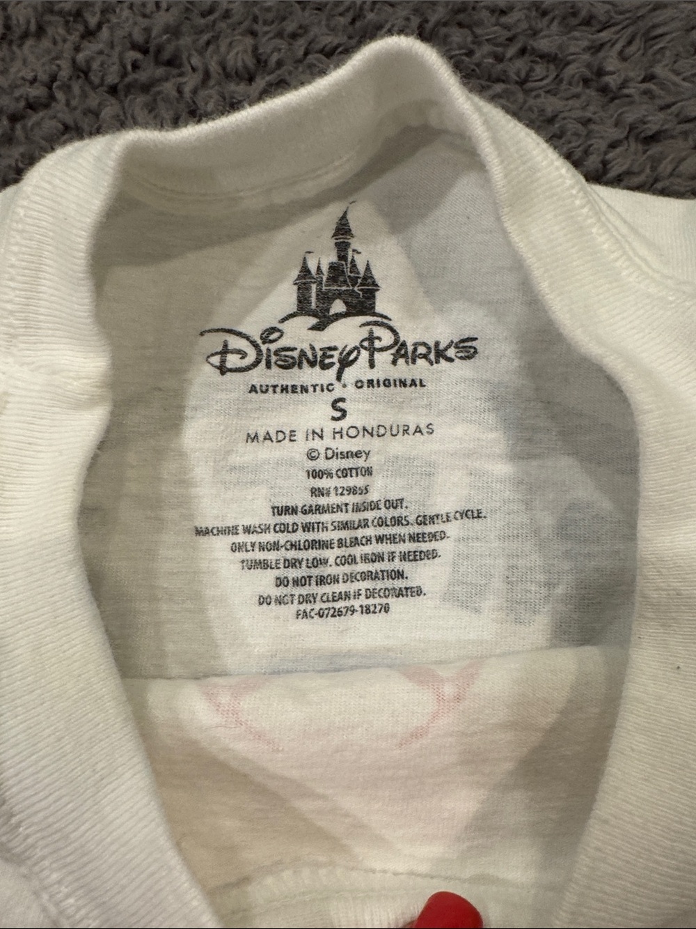 Disney Parks Meet Me At Base Camp Long Sleeve Graphic Tee Size Small UNISEX - Picture 3 of 6